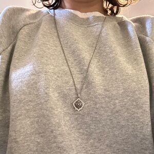 Kendra Scott Silver Pendant Necklace